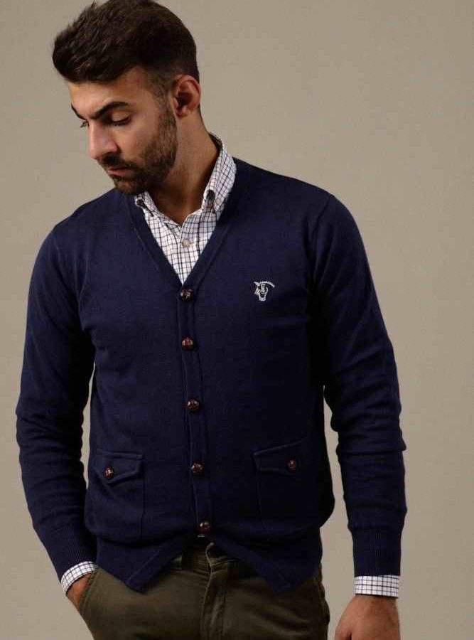 LG CARDIGAN CON BOLSILLOS XXXL.