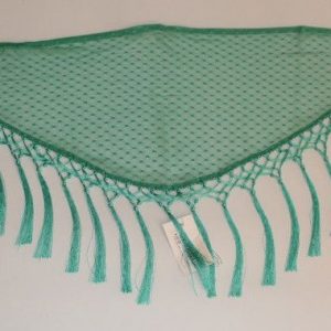 MANTON PLUMETI VERDE AGUA