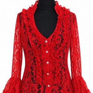 CAMISA FLAMENCA DE ENCAJE