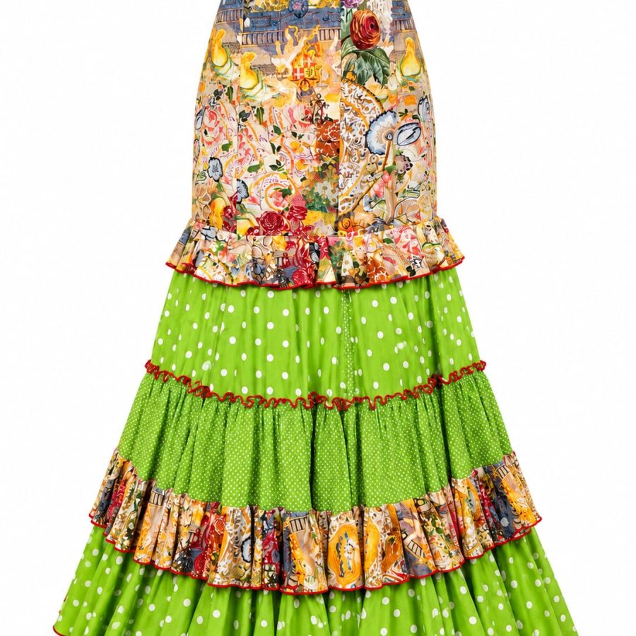 FALDA FLAMENCA MD. VEJER