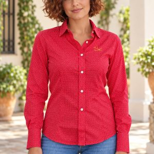CAMISA ROJA AJOLI 58 MUJER