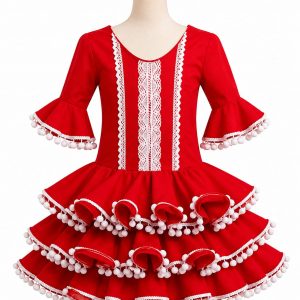 VESTIDO FLAMENCA INFANTIL MADROÑO