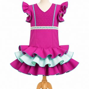 VESTIDO FLAMENCA INFANTIL MD. ZAHARA