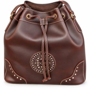 BOLSO DE JUDA NAPA MARRON