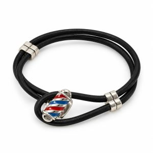 PULSERA BARBERO PLATA