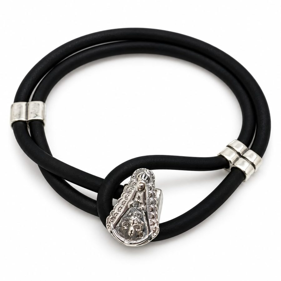 PULSERA VIERGEN DEL ROCIO PLATA