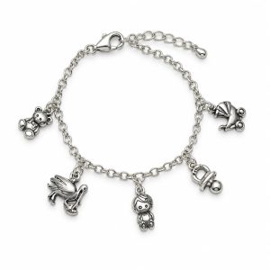 PULSERA MAMA PEQUEÑA PLATA