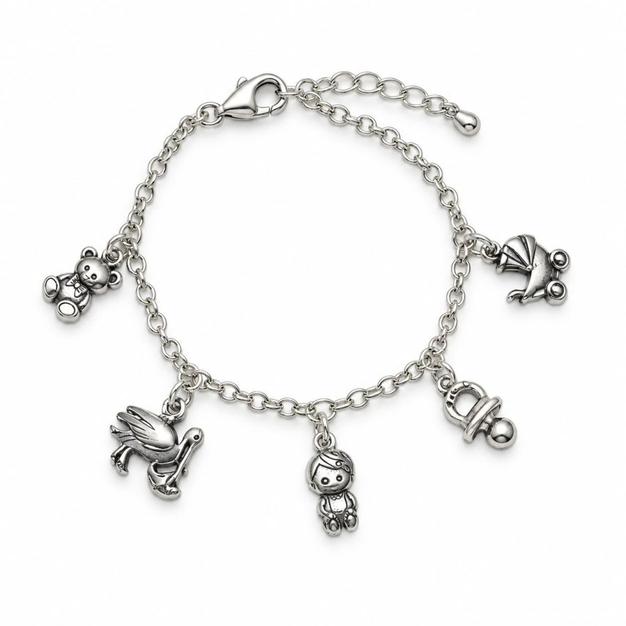 PULSERA MAMA PEQUEÑA PLATA