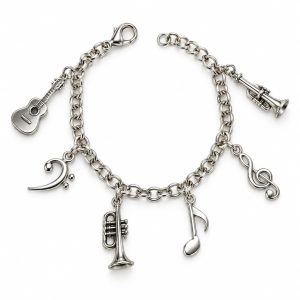 PULSERA MUSICA GRANDE PLATA