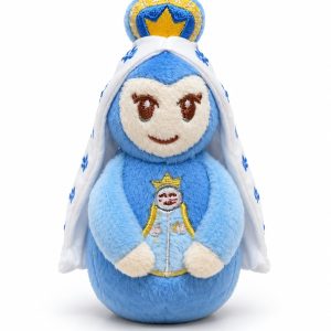 PELUCHE VIRGEN DEL ROCIO PEQUEÑA AZUL