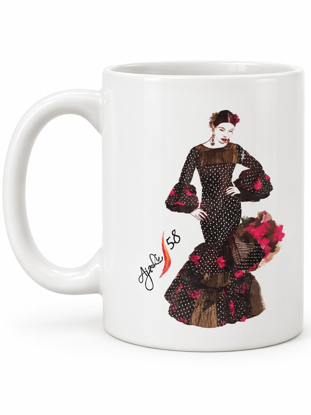 TAZAS AJOLI 58 - COLECCION FLAMENCA - Imagen 6