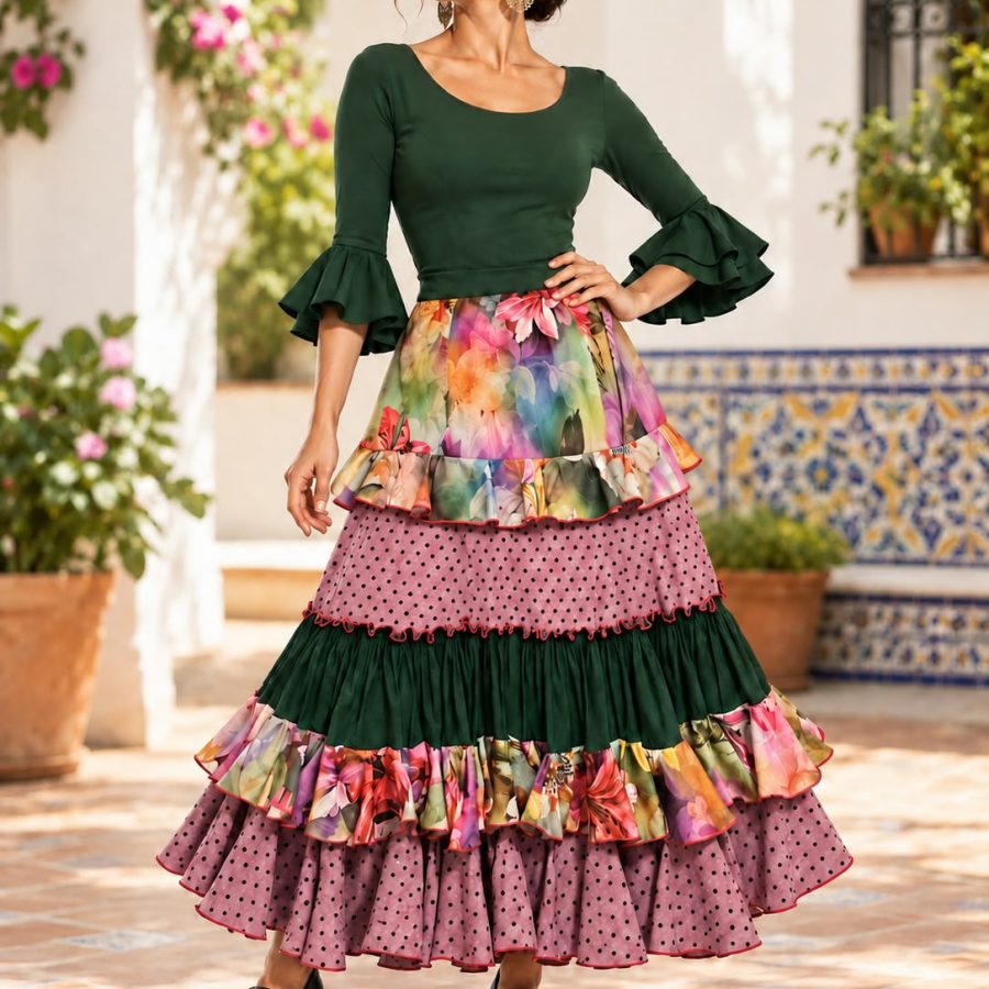 FALDA CANASTERA MOD DOLORES