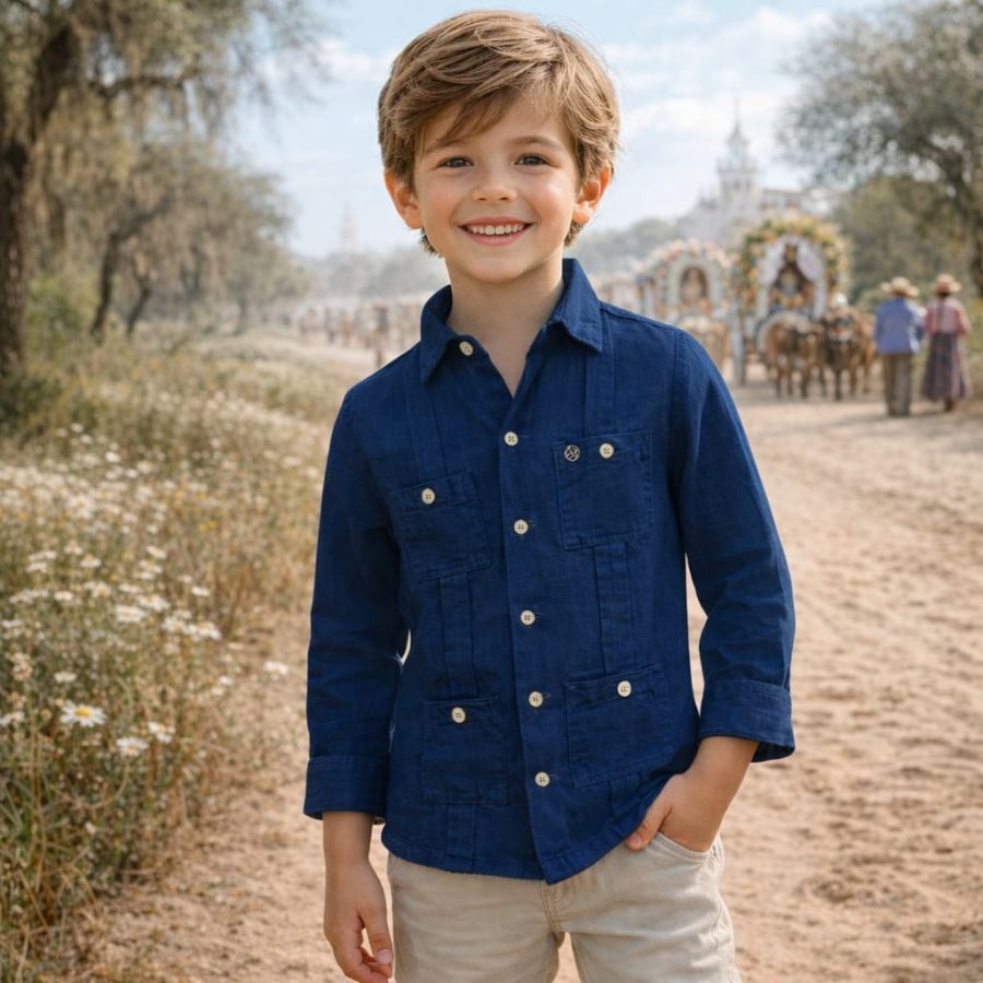 CAMISAS CUBANA (GUAYABERA ) INFANTIL