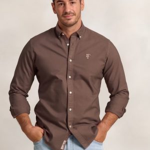 CAMISA GARMENT DYED