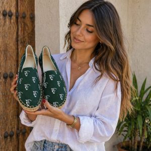 LA GARROCHA ALPARGATA POTRIL  VERDE