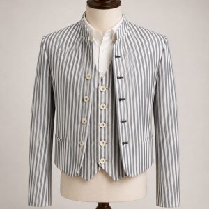 TRAJE CORTO  NIÑO RAYA ANCHA
