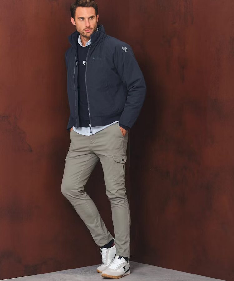 CHAQUETA RIDER MARINO