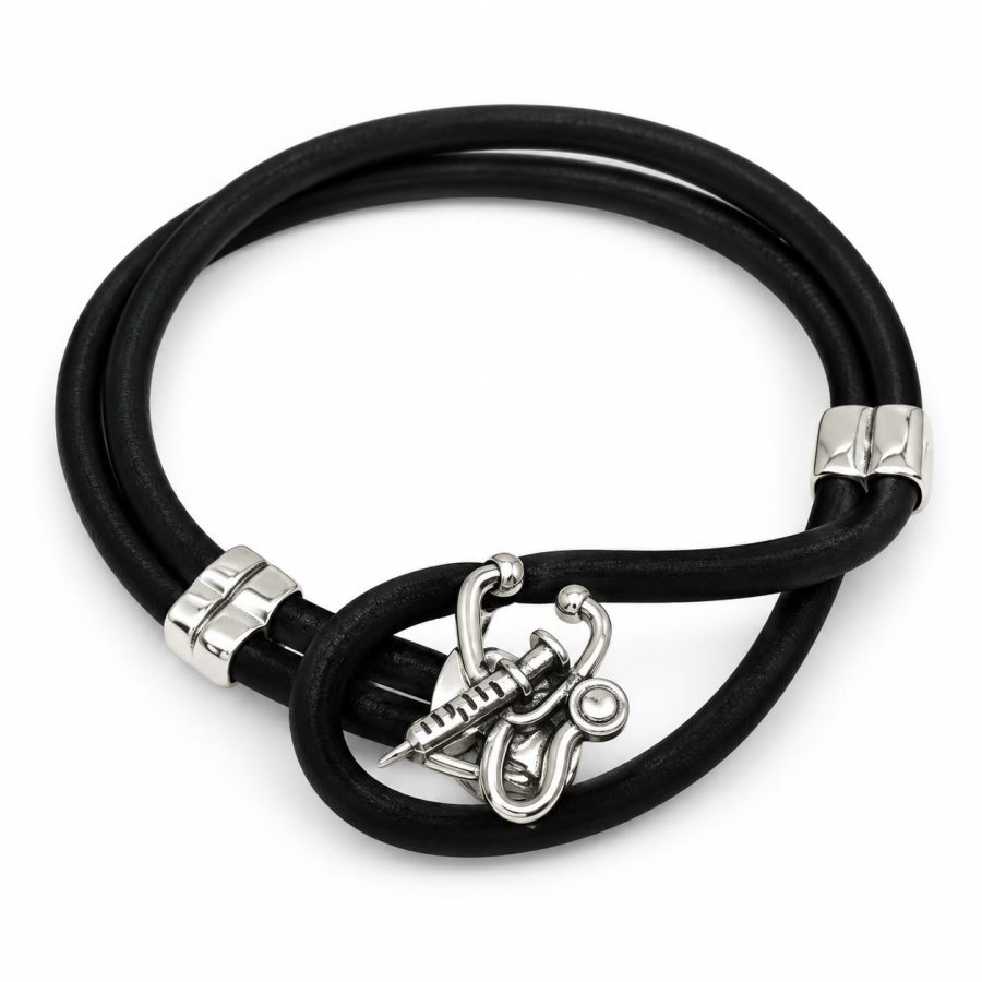 PULSERA ENFERMERO PLATA