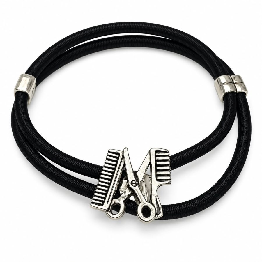 PULSERA PELUQUERO PLATA