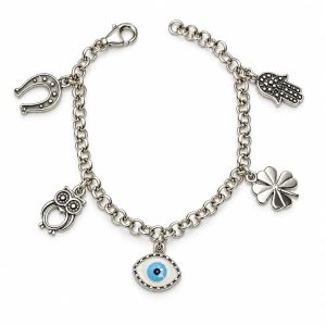 PULSERA BUENA SUERTE PLATA