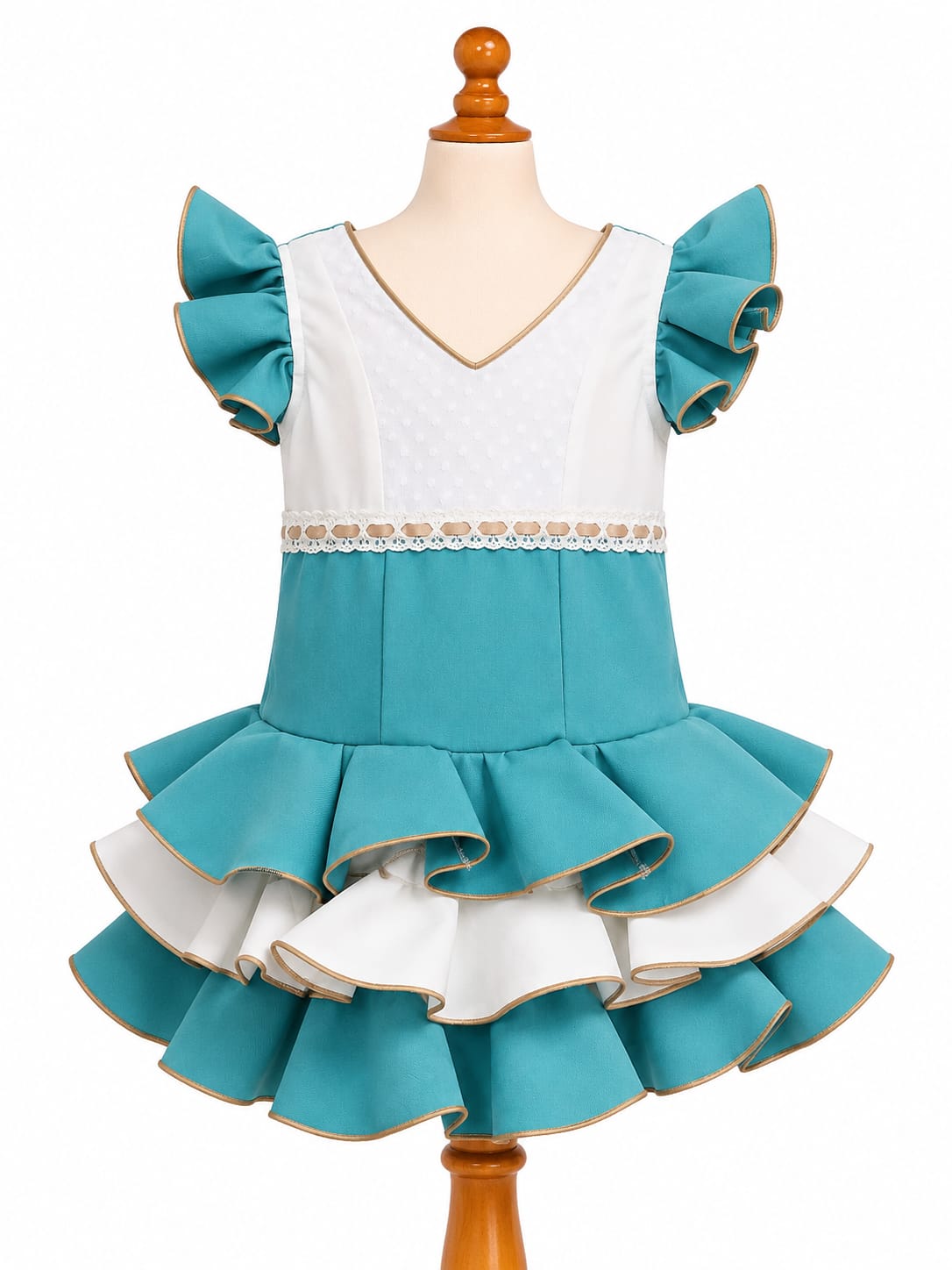 VESTIDO FLAMENCA INFANTIL MD. SARA - Imagen 2