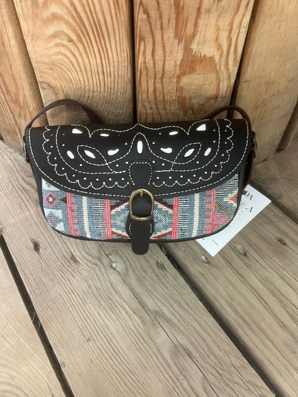 BOLSO / RIÑONERA ROCIERO LONA Y CUERO - Imagen 6