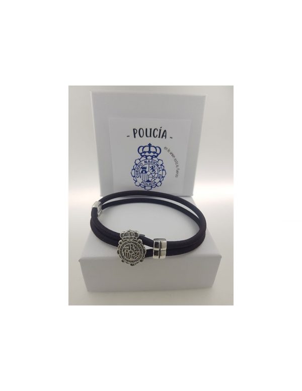 PULSERA POLICIA NACIONAL PLATA