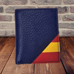 CARTERA PIEL BANDERA
