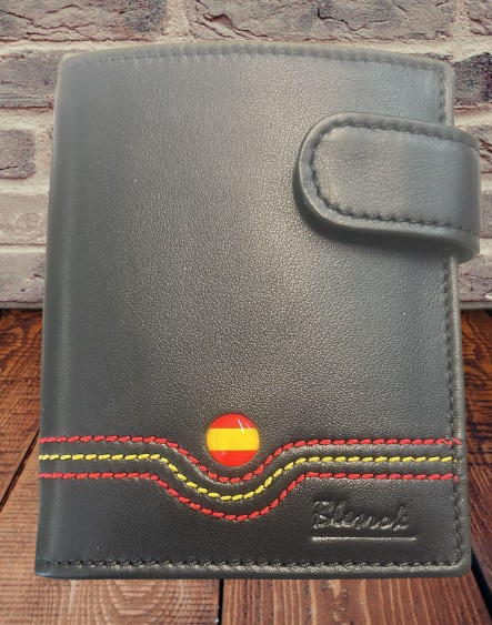 MONEDERO BILLETERO CRO NEGRO