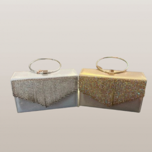 CLUTCH  LENTEJUELAS RHINESTONE TASSEL