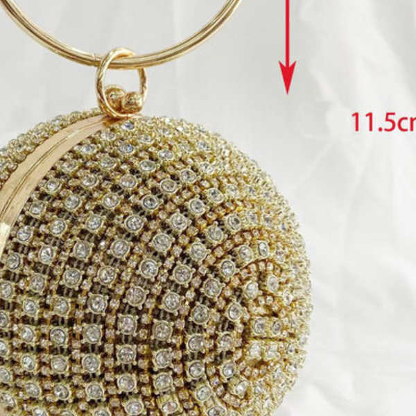 BOLSO DE MANO NORMA DORADO - Imagen 2