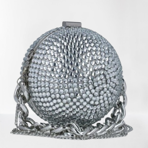 BOLSO LIBITINA PLATA BOLA
