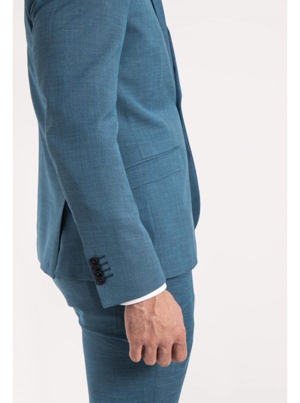 TRAJE CABALLERO DOS PIEZAS  AZUL CLARO - Imagen 3