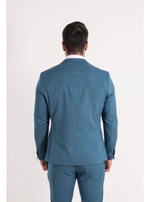 TRAJE CABALLERO DOS PIEZAS  AZUL CLARO - Imagen 2