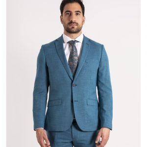 TRAJE CABALLERO DOS PIEZAS  AZUL CLARO