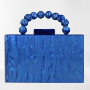 BOLSO DE MANO RECARANO AZUL MEDIO