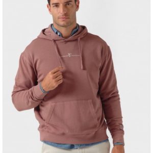 SUDADERA CAPUCHA  GARMENT  DYED /LAVANDA