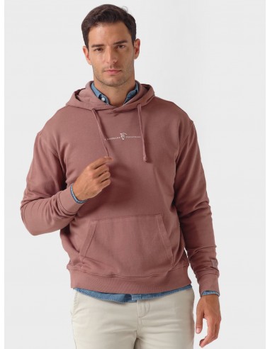 SUDADERA CAPUCHA  GARMENT  DYED /LAVANDA
