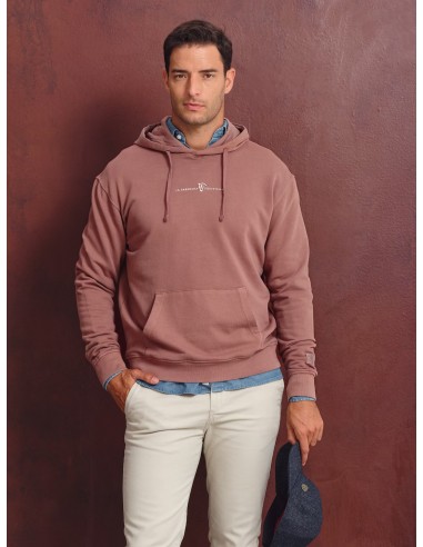 SUDADERA CAPUCHA  GARMENT  DYED /LAVANDA - Imagen 3