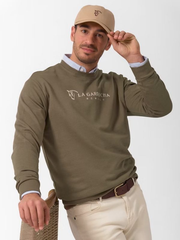 SUDADERA CLASICA /OLIVA