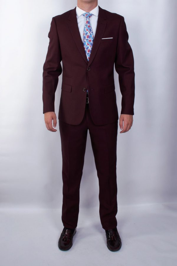 TRAJE NOSTRA ELEGANZA BURDEOS - Imagen 5