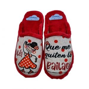 ZAPATILLAS CASA QUE ME QUITEN LO BAILAO