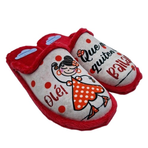 ZAPATILLAS CASA QUE ME QUITEN LO BAILAO - Imagen 2