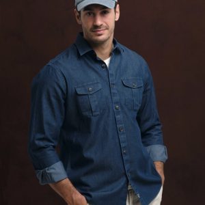 CAMISA DENIM CON BOLSILLO