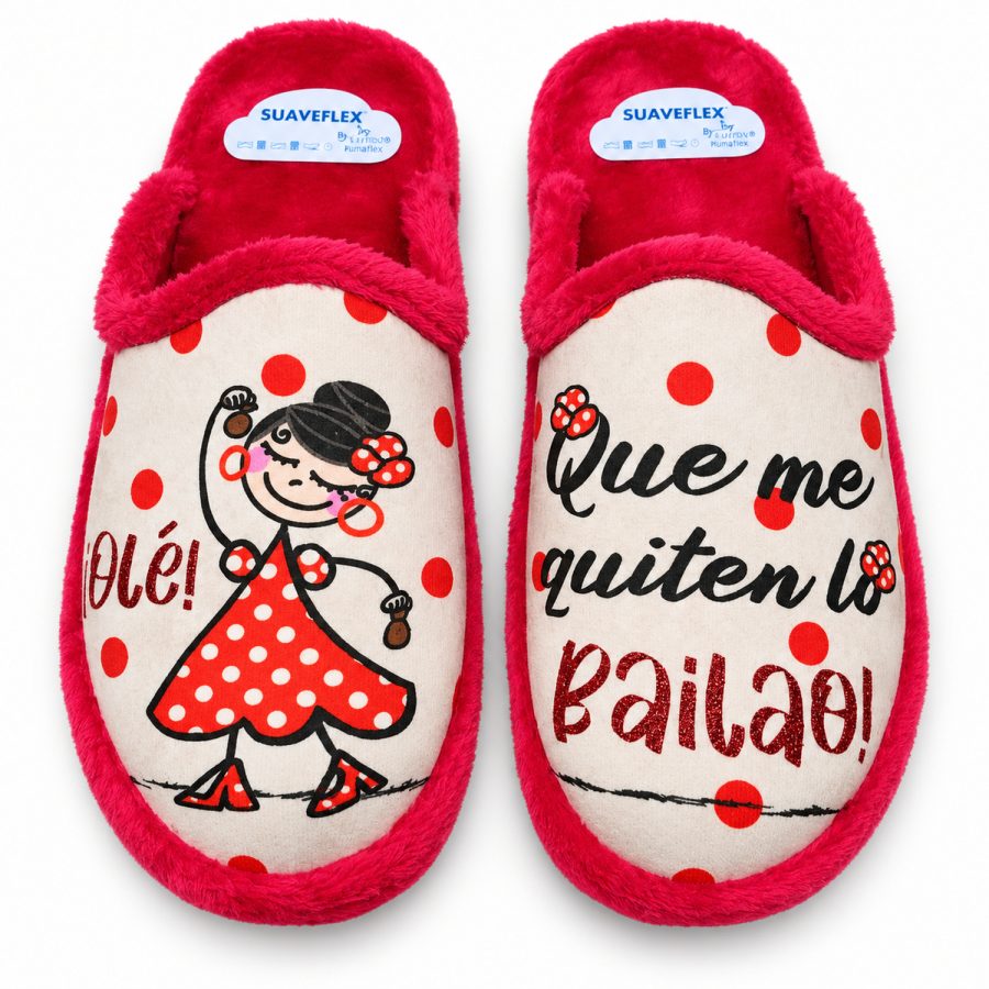 ZAPATILLAS CASA QUE ME QUITEN LO BAILAO