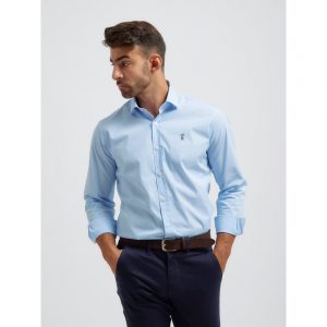CAMISA MESINA CELESTE