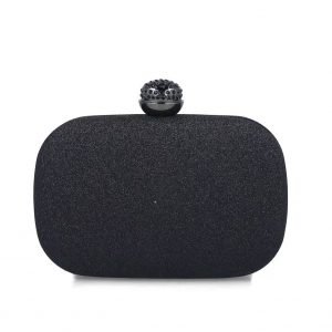 CLUTCH GLITTER NEGRO