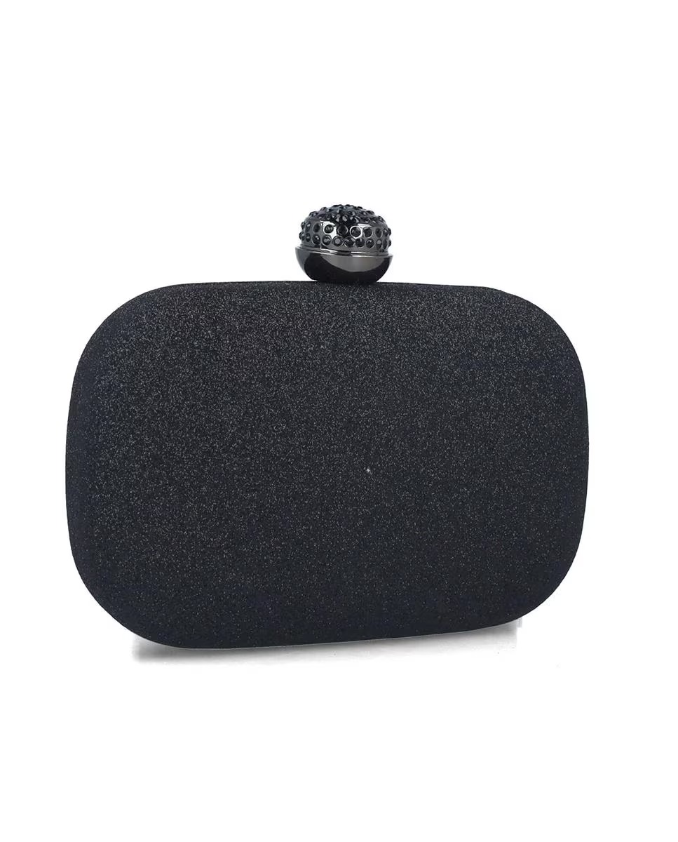 CLUTCH GLITTER NEGRO - Imagen 2