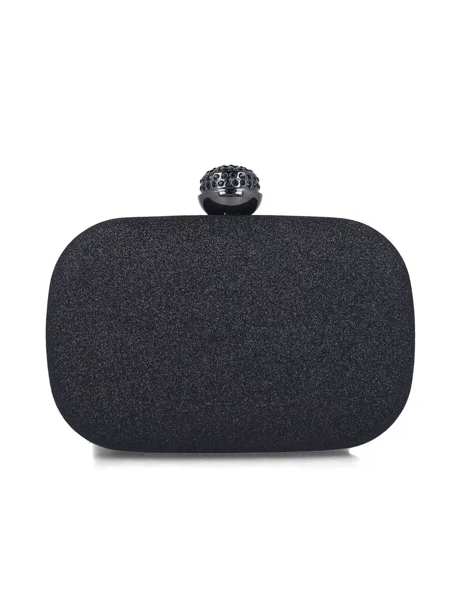 CLUTCH GLITTER NEGRO - Imagen 3