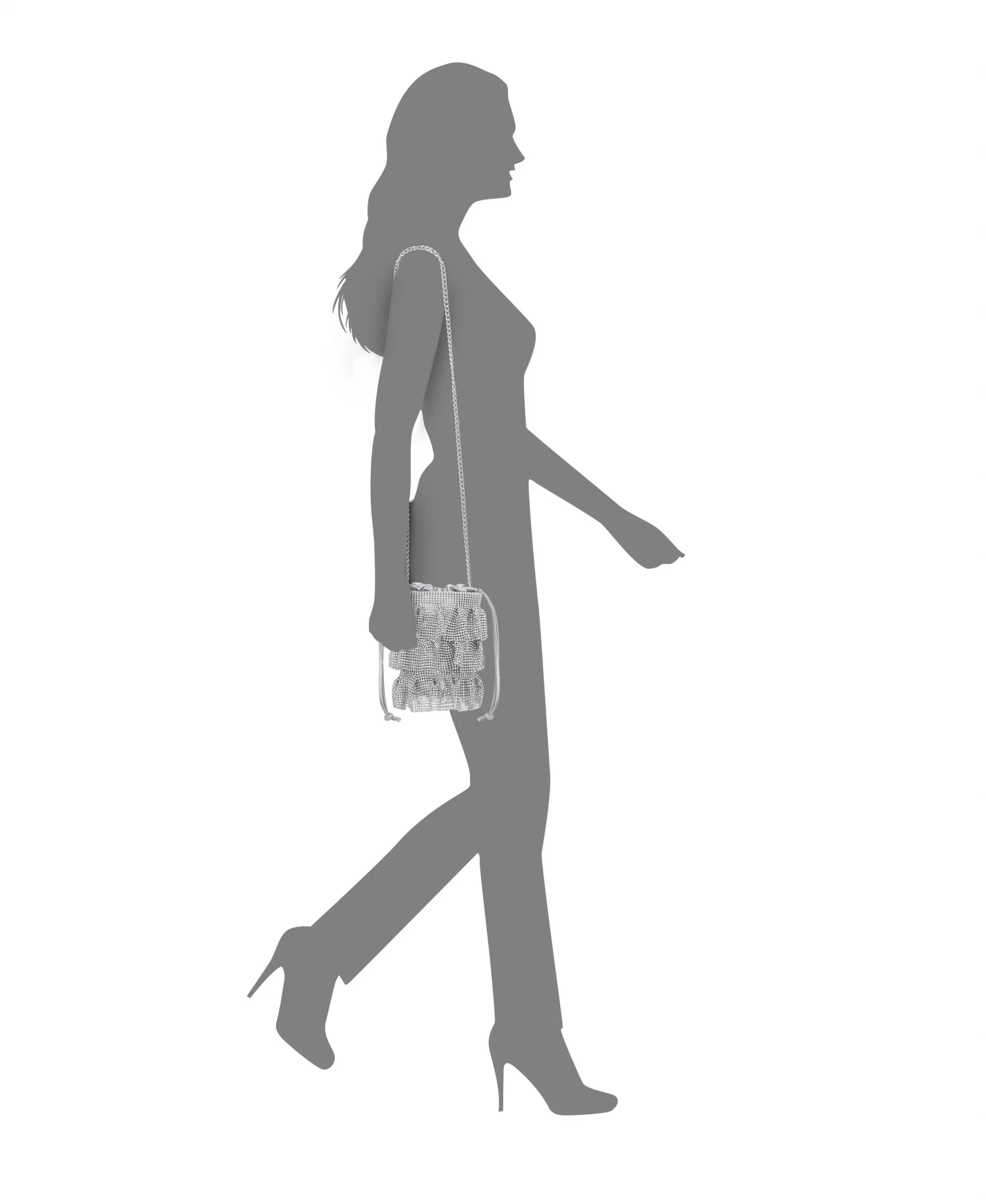 BOLSO FIESTA PLATA - Imagen 6